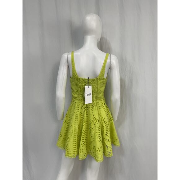 Charo Ruiz 'Ricka' Green Polyester Short Dress Size M - NWT - Picture 3 of 5